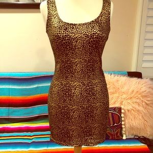 Sexy little leopard dress